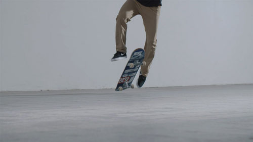 Skateboard Trick 360 Flip