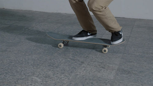 Skateboard Trick BS Bigspin