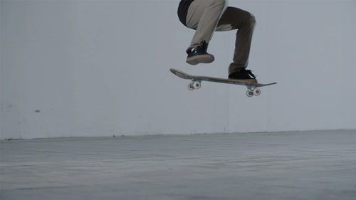 Skateboard Trick FS Pop Shove-It