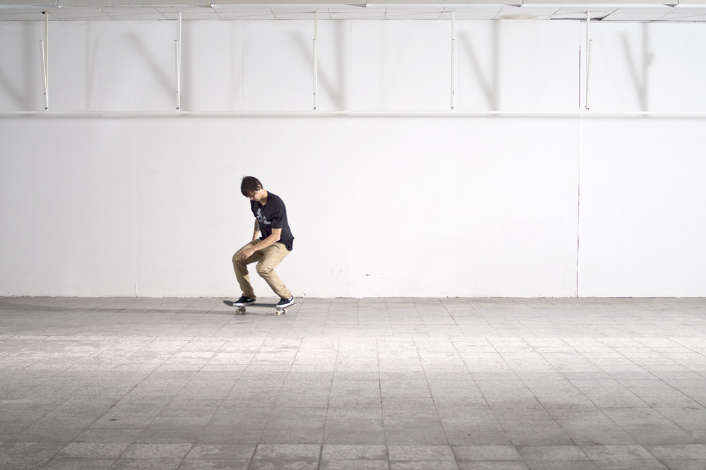 Skateboard Trick 360 Flip