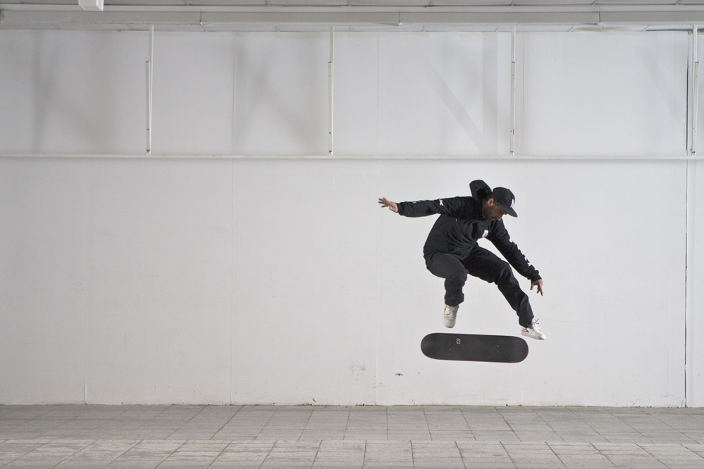 Skateboard Trick Kickflip