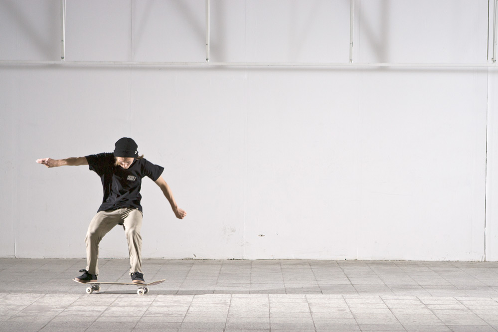 Skateboard Trick Switch Heelflip