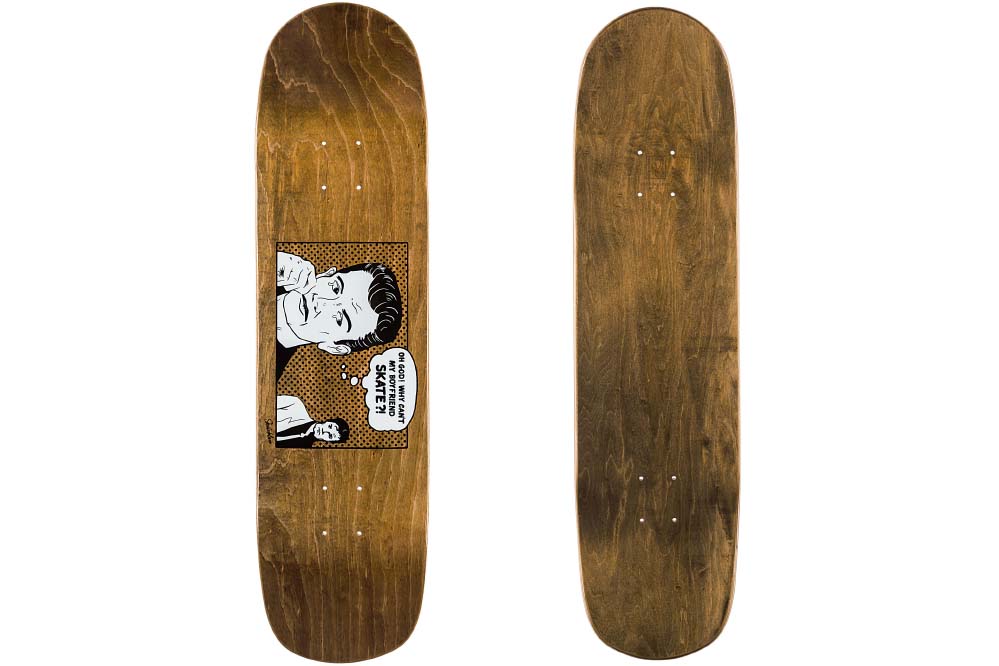 shaped skateboard deck