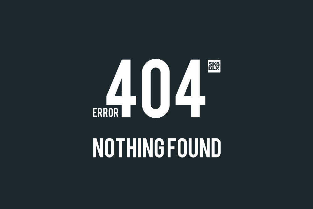 Error 404 - nothing found on this page