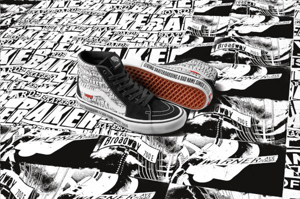 vans x baker sk8 hi pro
